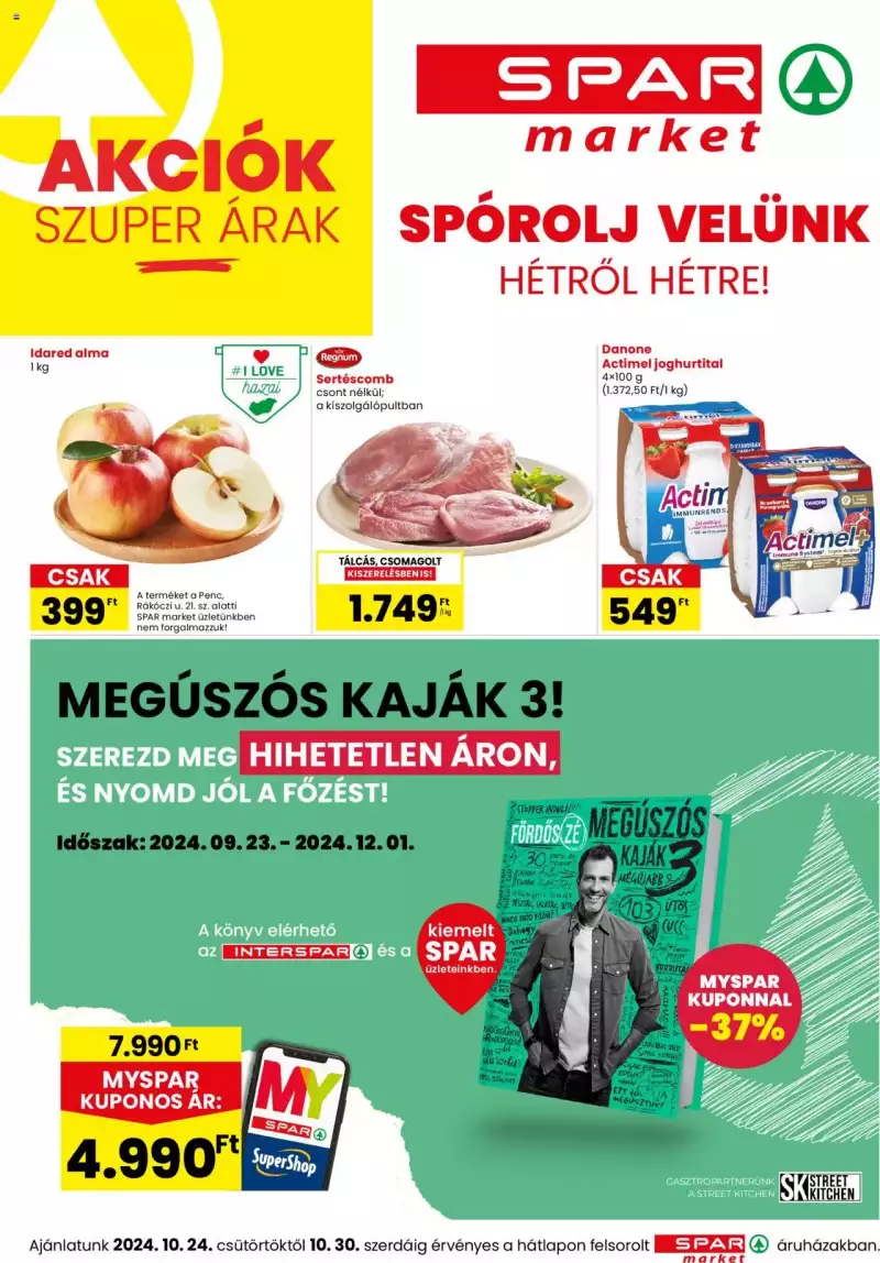 Spar Market Akciós újság Spar Market 1 oldal