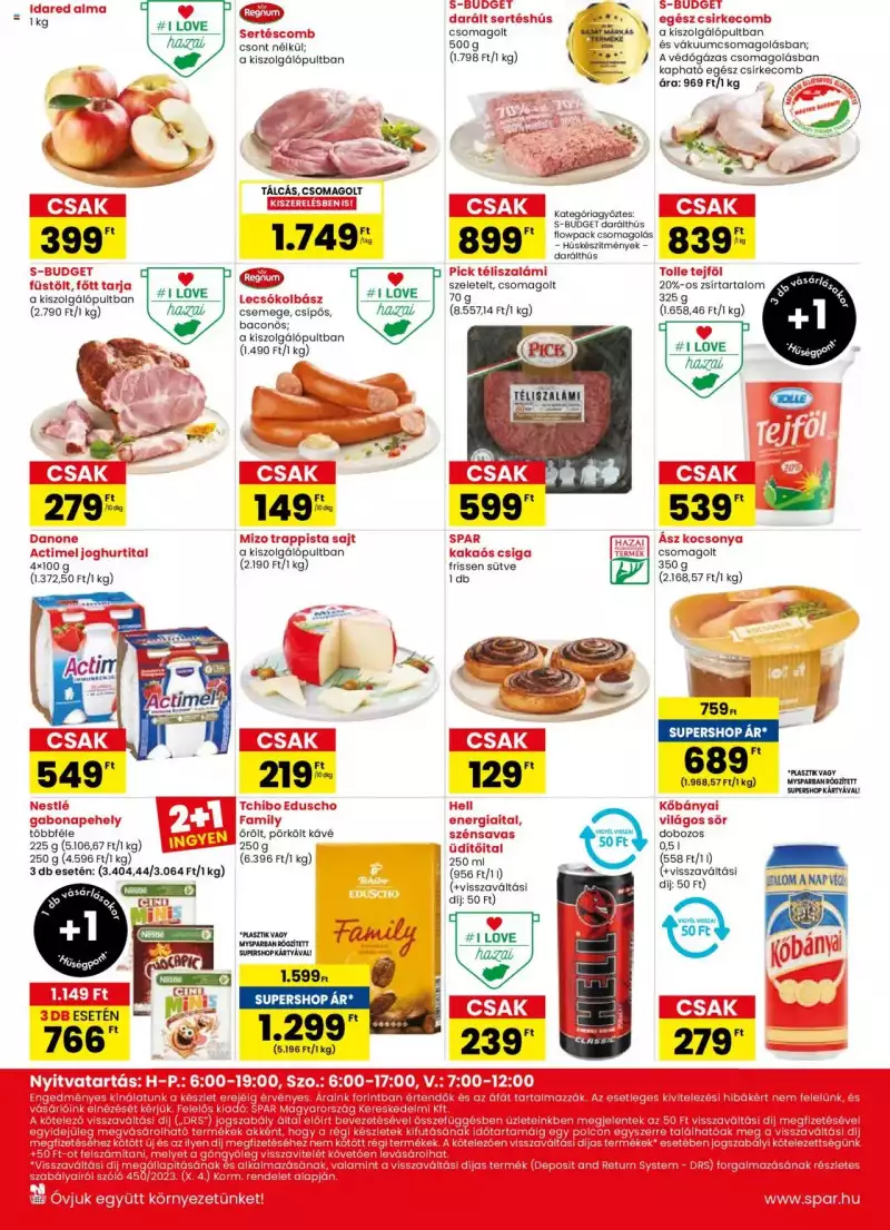 Spar Market Lenti üzletnyitás 2 oldal