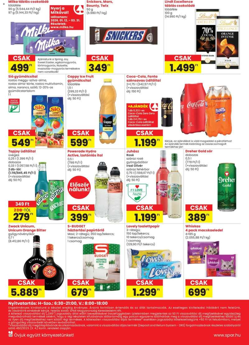Spar Market Spar market Bp. Thököly út üzlet megújulás 4 oldal