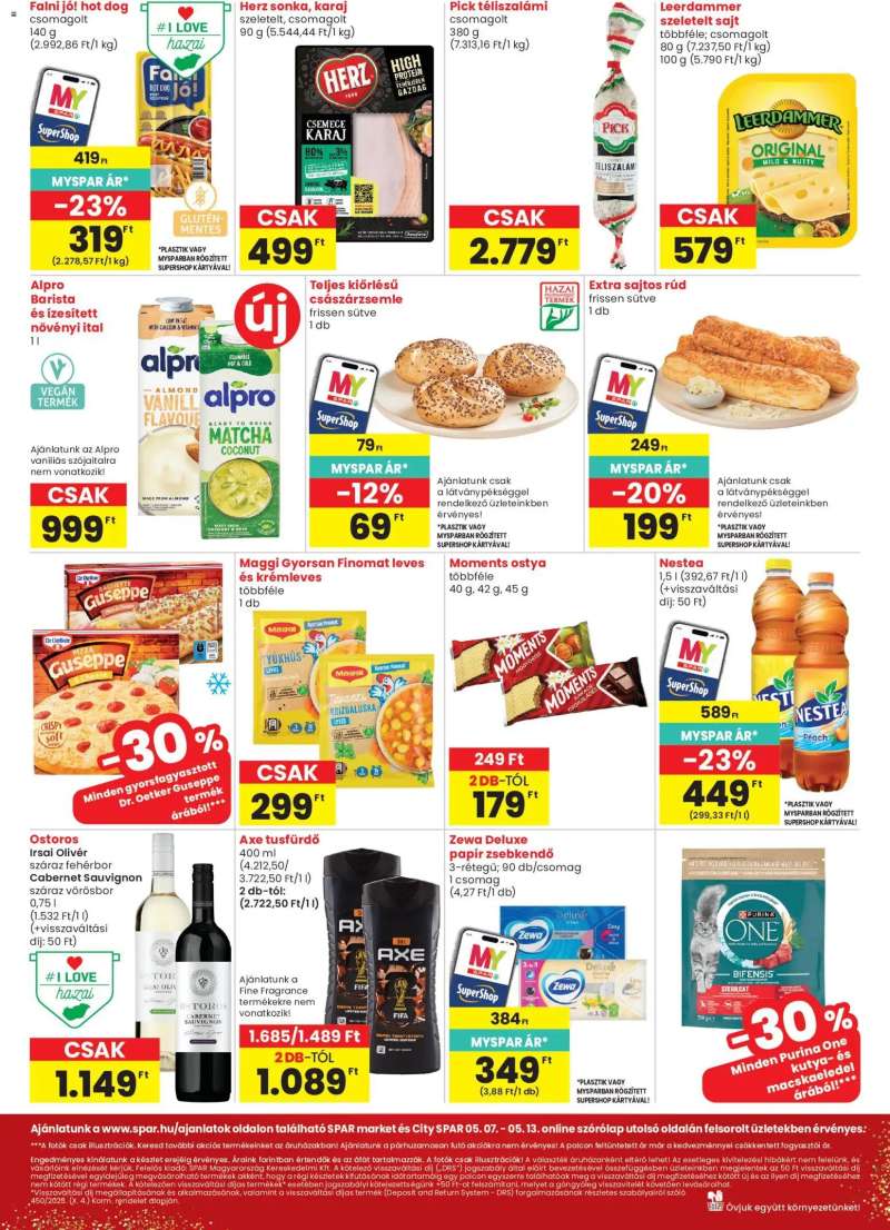 Spar Market Spar Market akciós újság 2 oldal