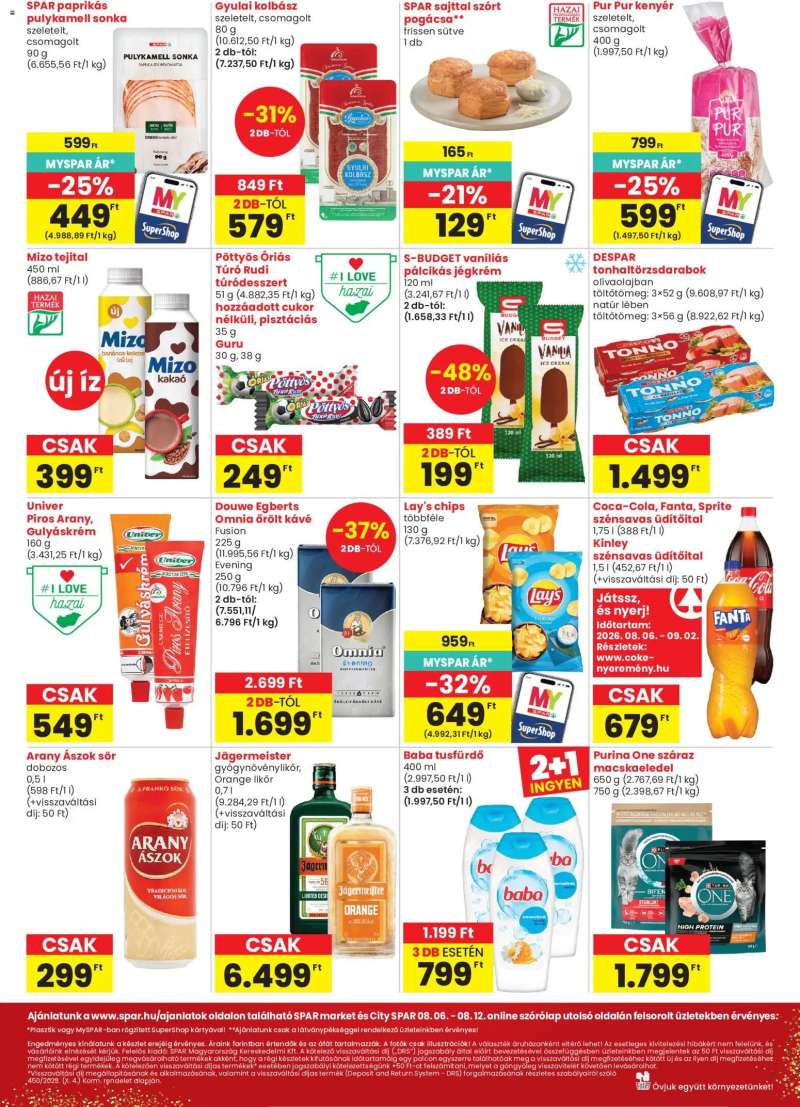 Spar Market Spar Market akciós újság 2 oldal