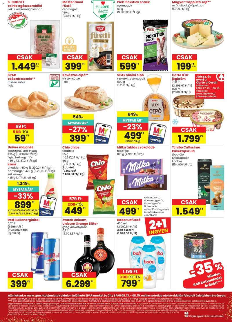 Spar Market Spar Market akciós újság 2 oldal