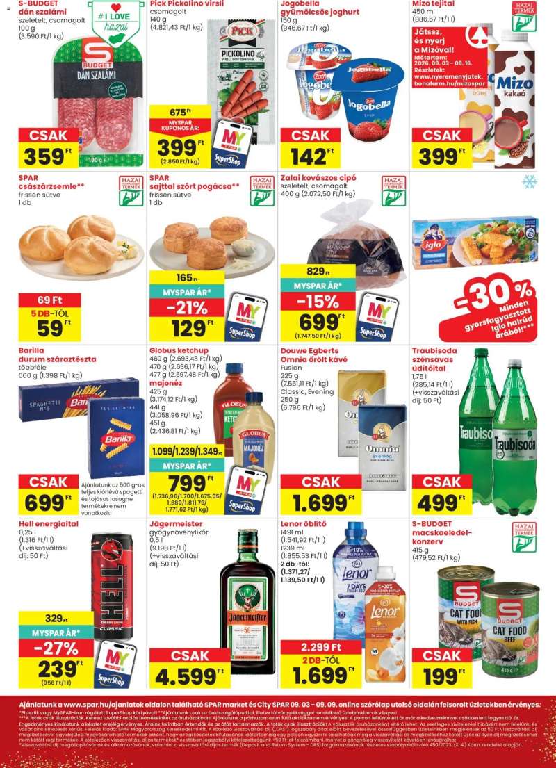 Spar Market Spar Market akciós újság 2 oldal