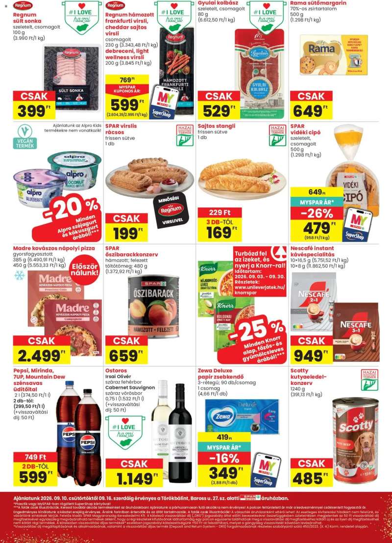 Spar Market Spar Market akciós újság Törökbálint 2 oldal