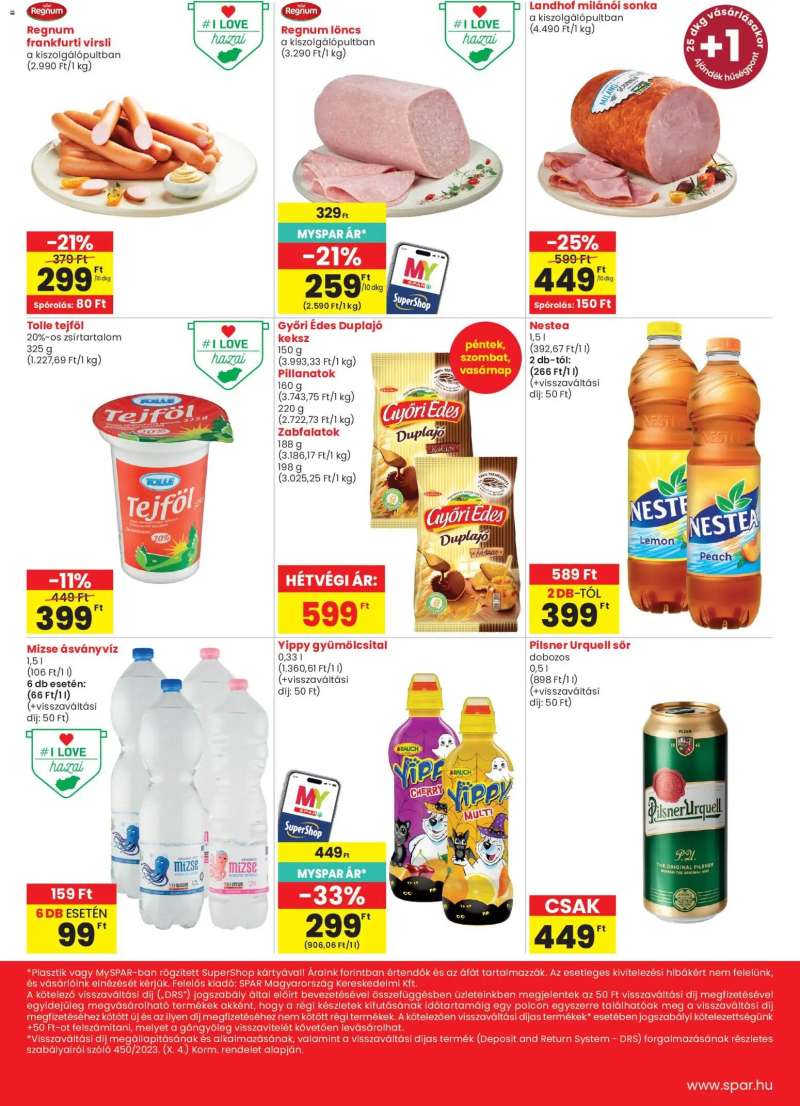 Spar Market Spar Market akciós újság Zalalovő 2 oldal