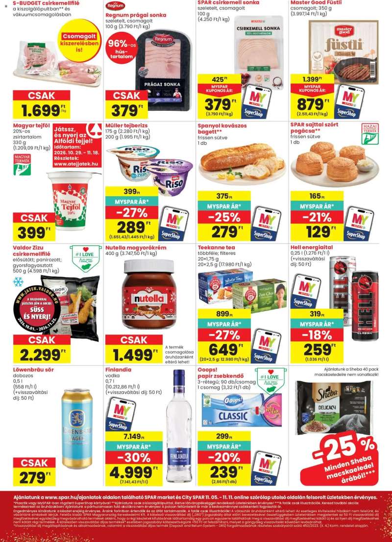 Spar Market Spar Market akciós újság 2 oldal