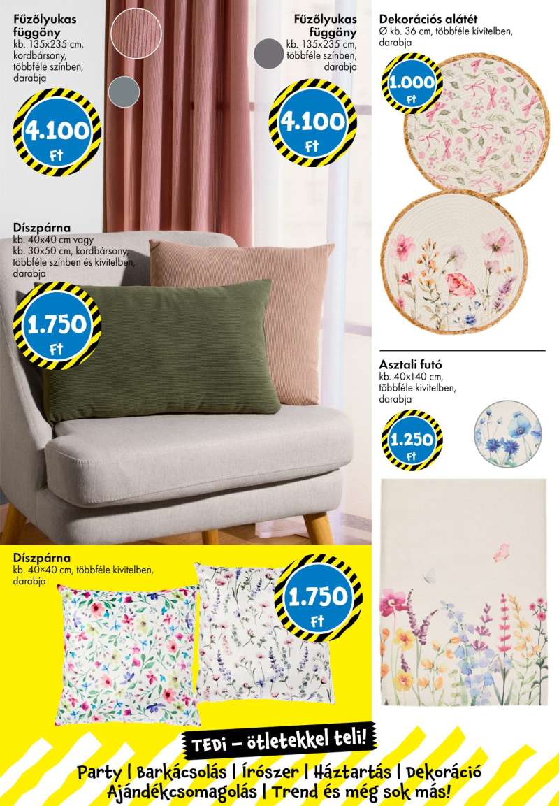 TEDi Akciós Újság 9 oldal