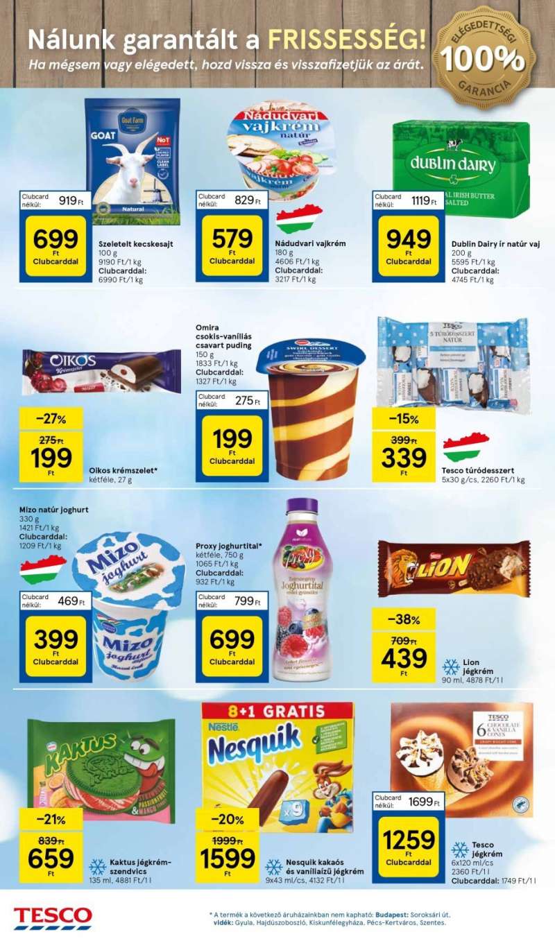 Tesco Akciós Újság 20 oldal