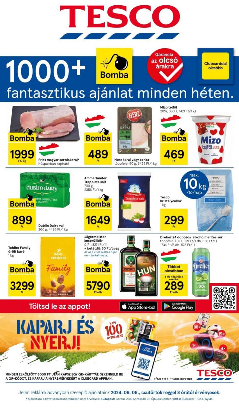 Tesco Akciós Újság 1 oldal