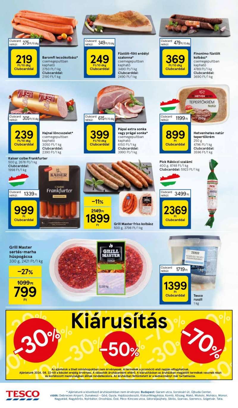 Tesco Akciós Újság 18 oldal