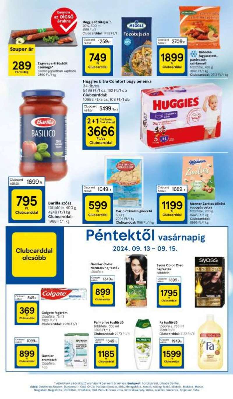 Tesco Akciós Újság 3 oldal