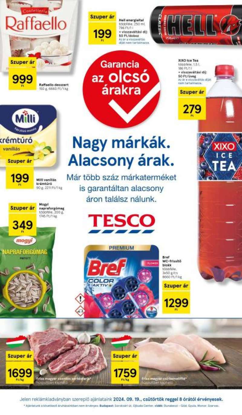 Tesco Akciós Újság 1 oldal