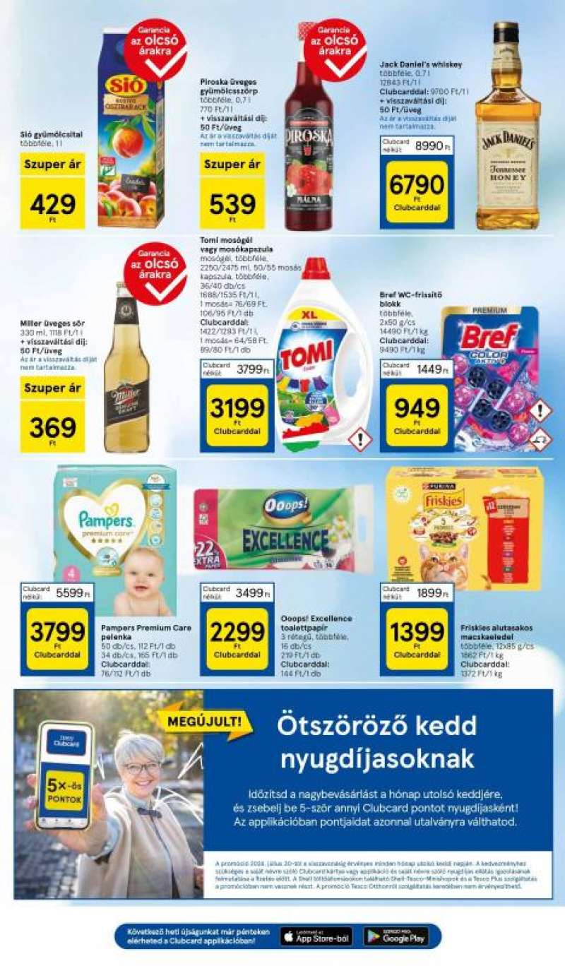 Tesco Akciós Újság 3 oldal