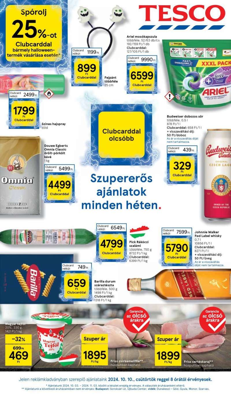 Tesco Akciós Újság 1 oldal