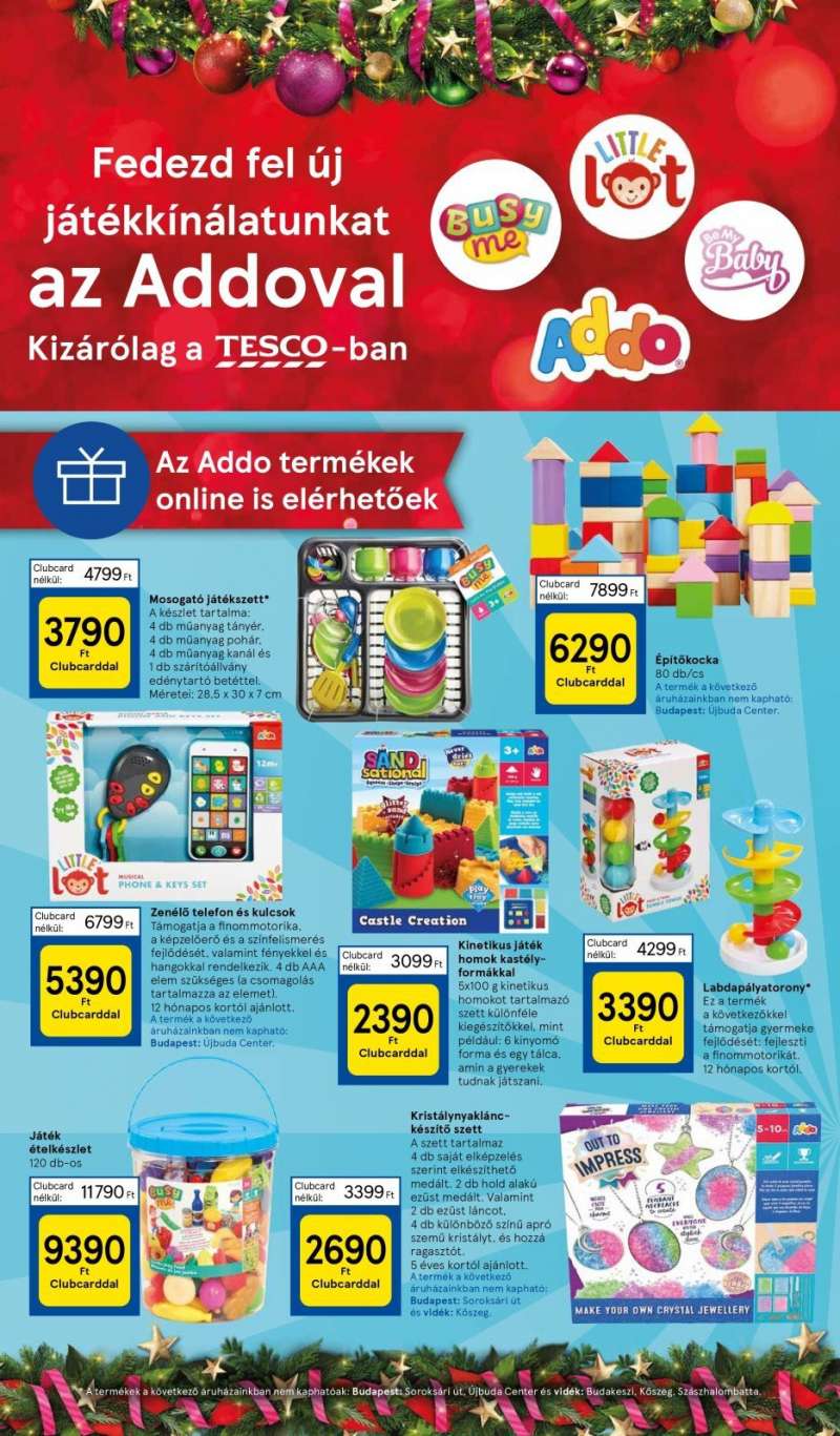 Tesco Tesco Karácsonyi Játékkatalógus Akciós Újság 14 oldal