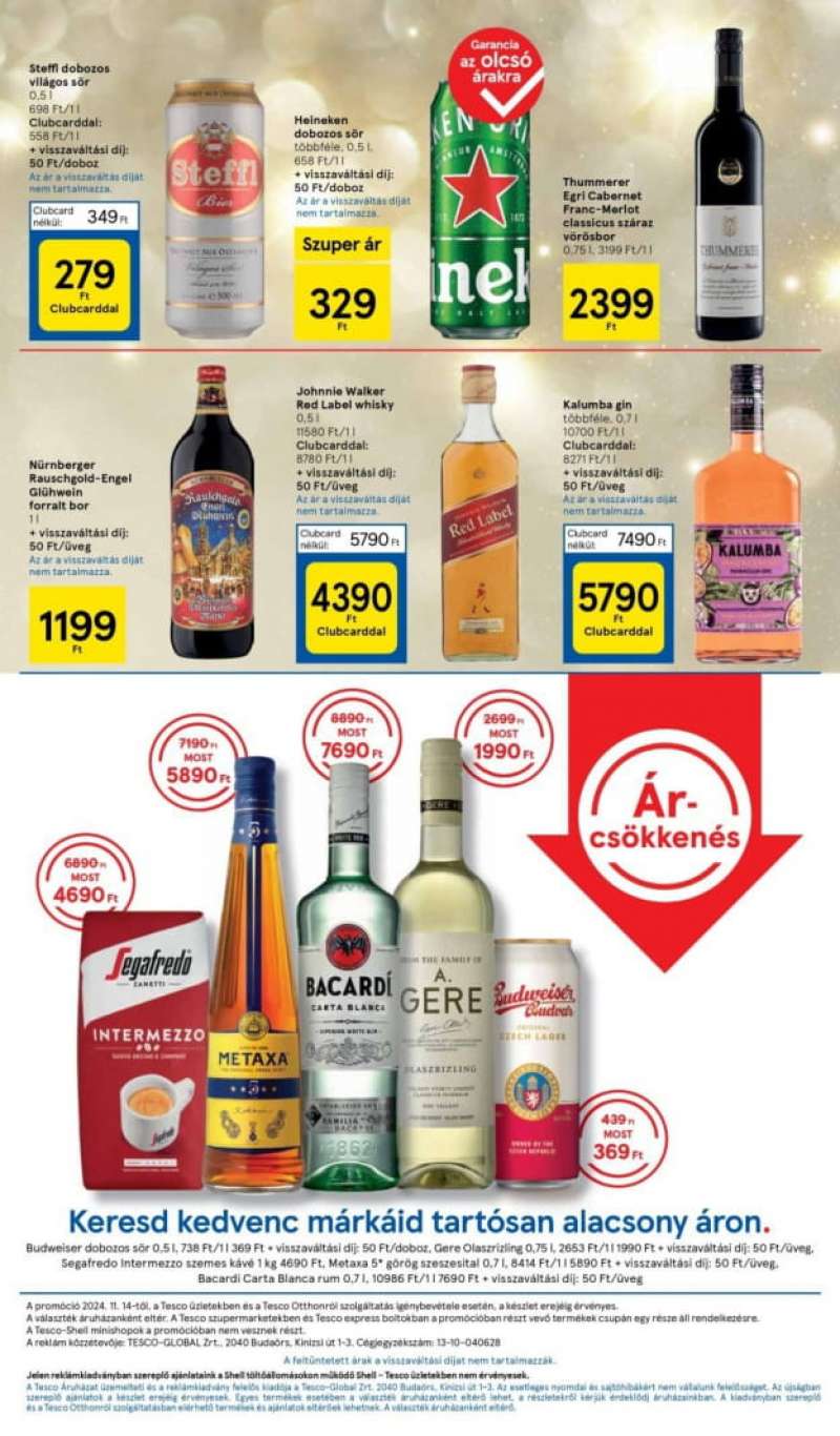 Tesco Akciós Újság Szupermarket 5 oldal