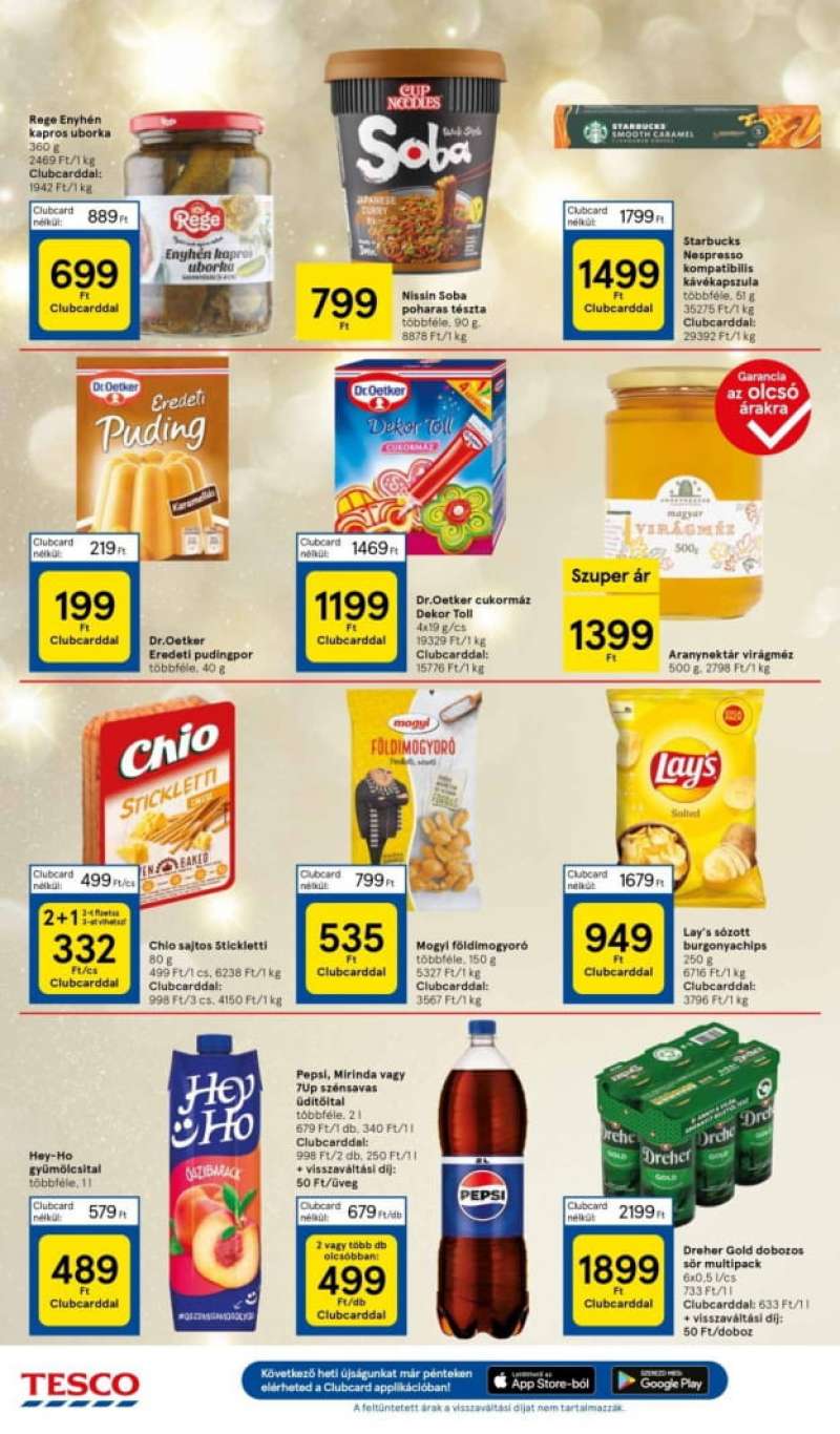 Tesco Akciós Újság Szupermarket 4 oldal