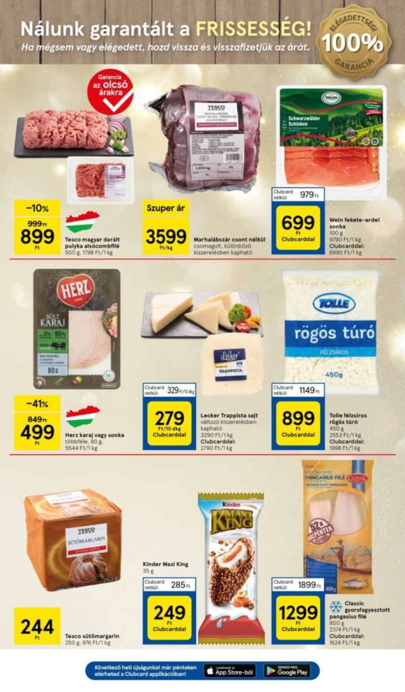 Tesco Akciós Újság Szupermarket 3 oldal