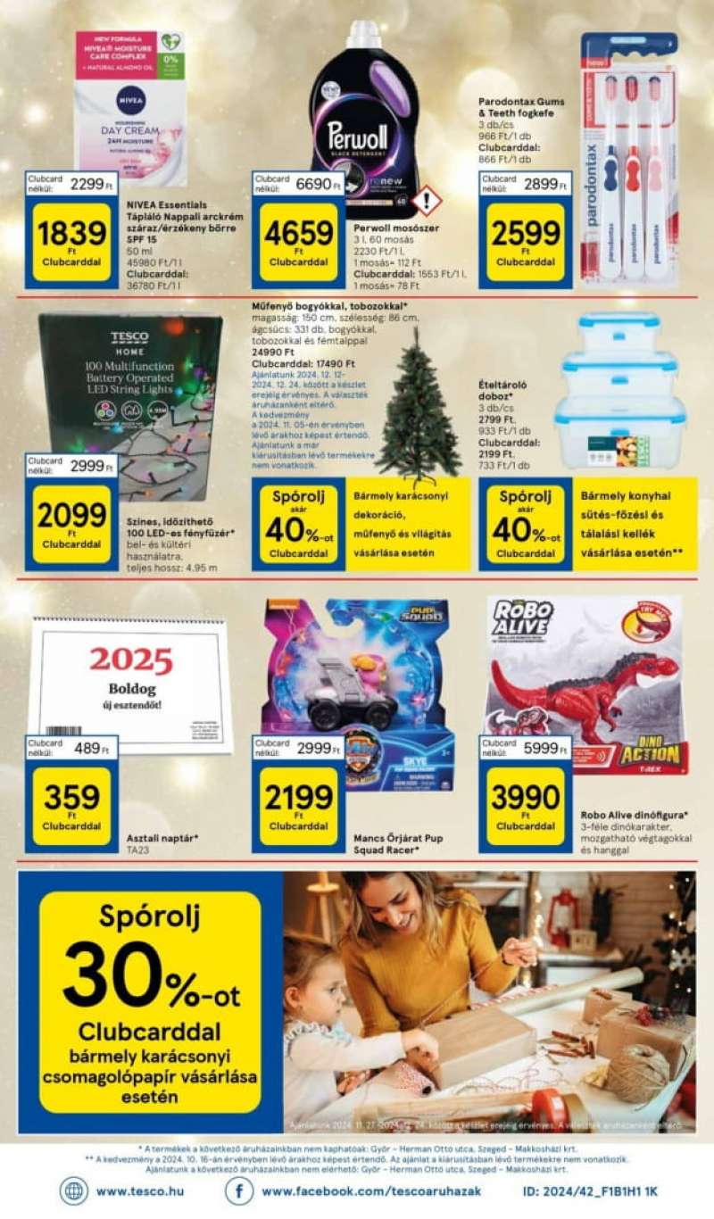 Tesco Akciós Újság Szupermarket 8 oldal