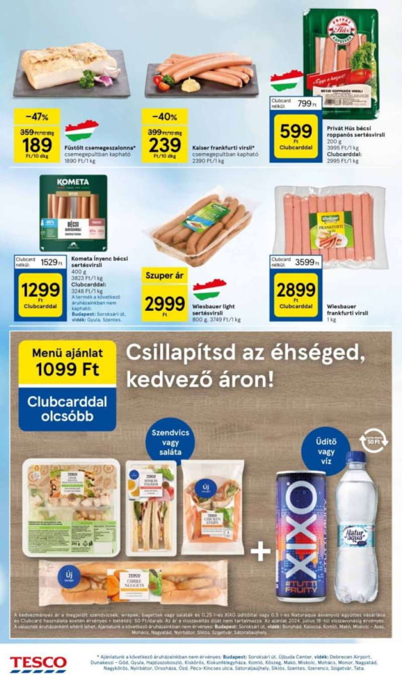 Tesco Akciós Újság Hipermarket 18 oldal