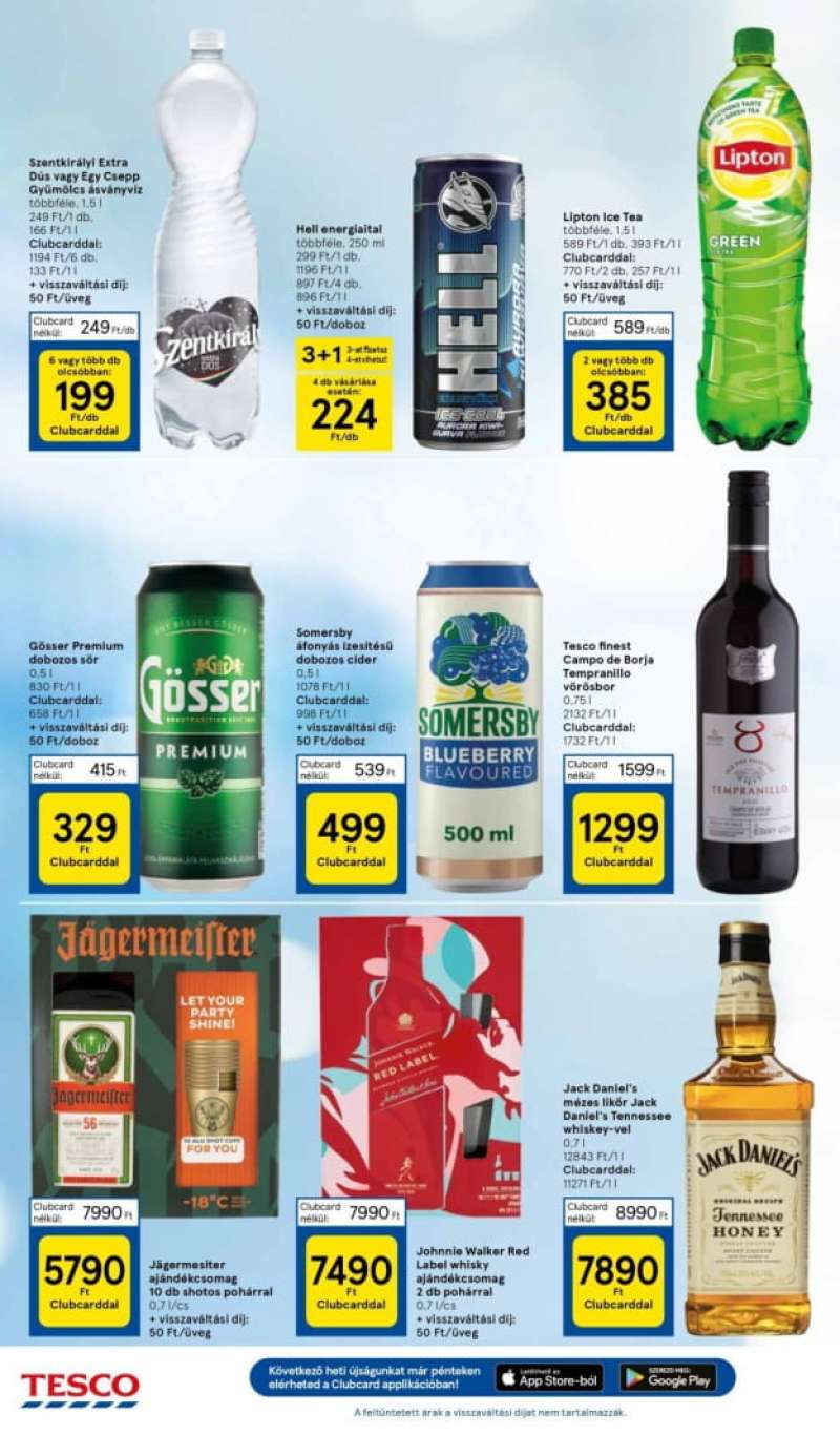 Tesco Akciós Újság Szupermarket 6 oldal