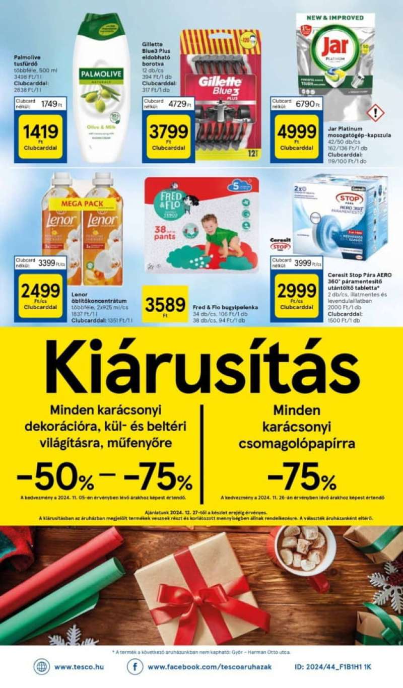 Tesco Akciós Újság Szupermarket 8 oldal