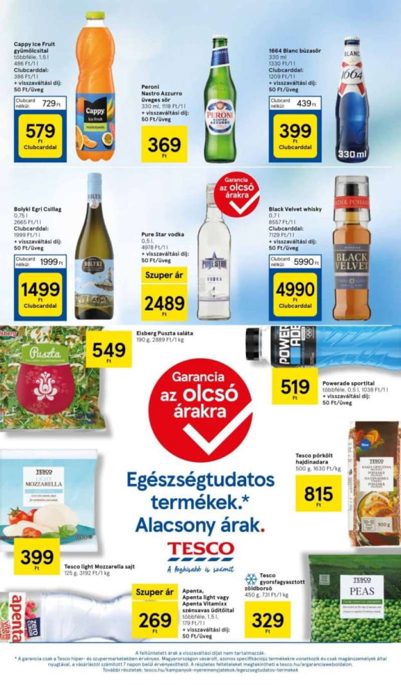 Tesco Akciós Újság Szupermarket 5 oldal