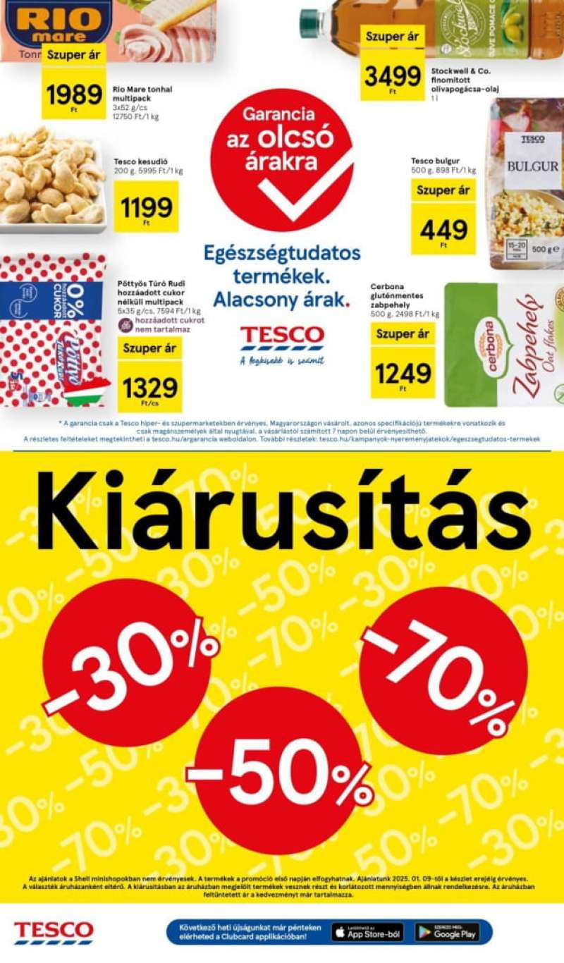 Tesco Akciós Újság Hipermarket 16 oldal