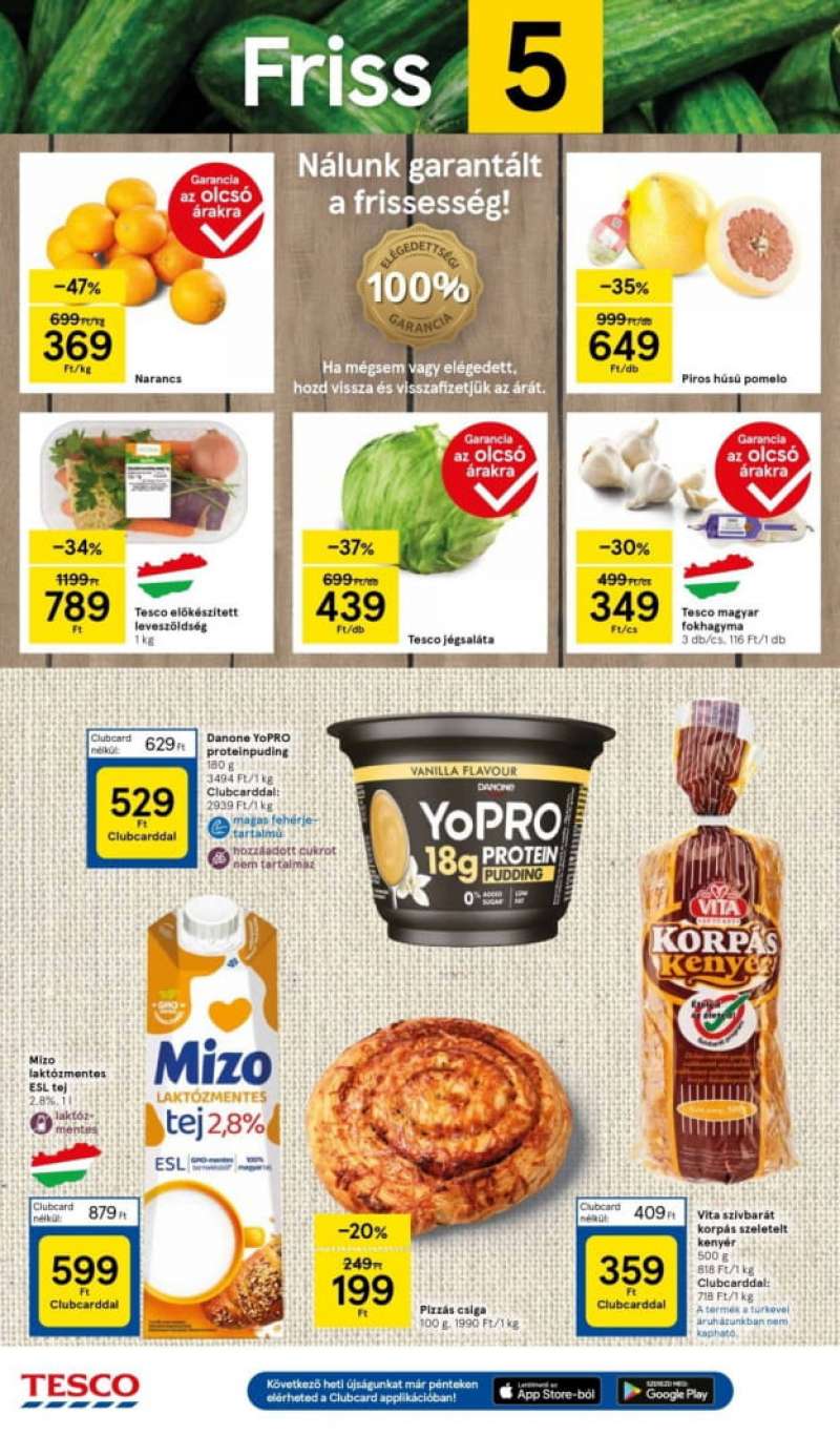 Tesco Akciós Újság Szupermarket 2 oldal