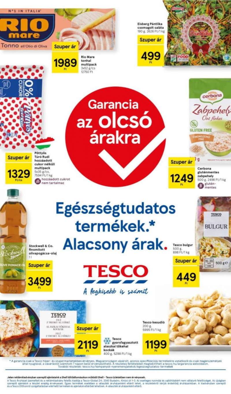 Tesco Akciós Újság Szupermarket 5 oldal