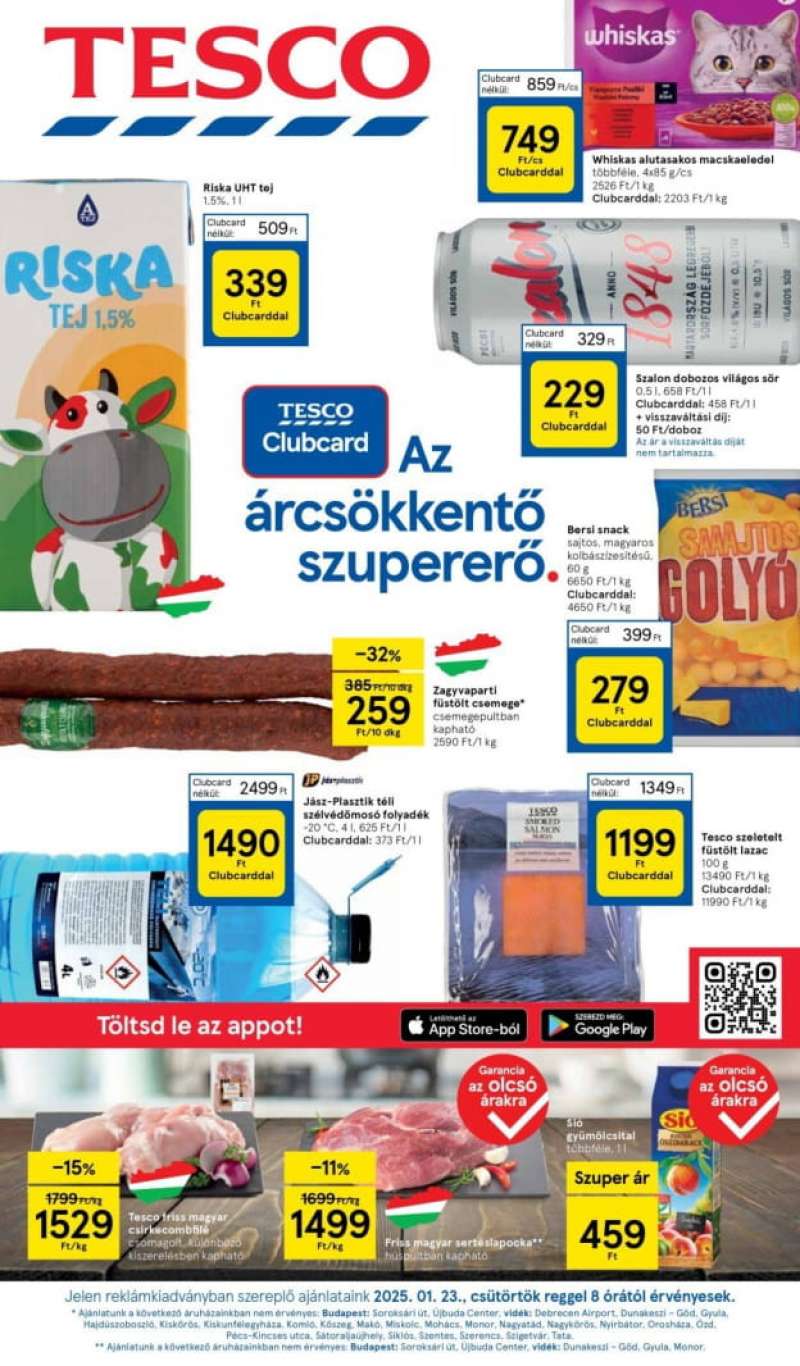 Tesco Akciós Újság Hipermarket 1 oldal