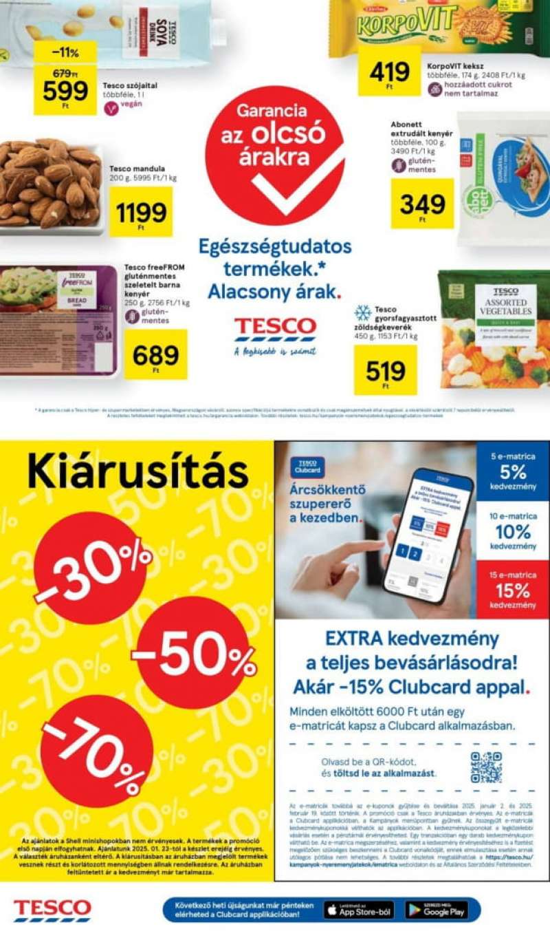 Tesco Akciós Újság Hipermarket 12 oldal