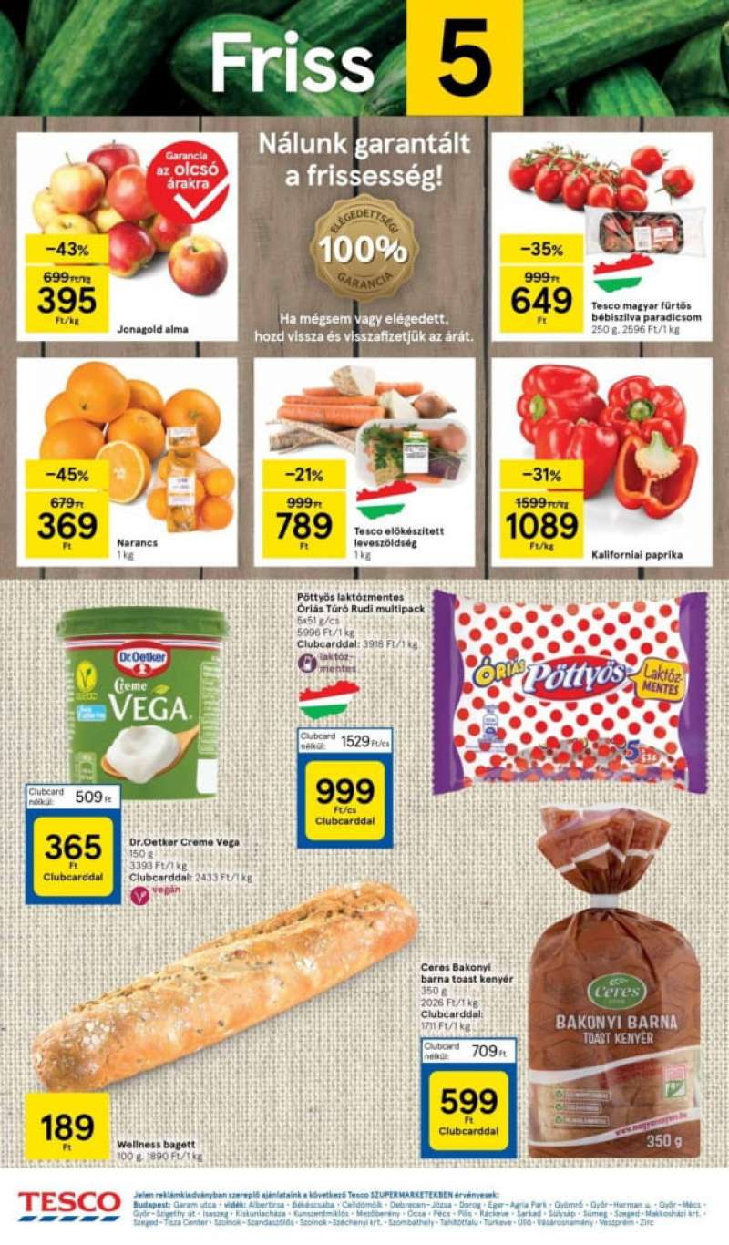 Tesco Akciós Újság Szupermarket 2 oldal