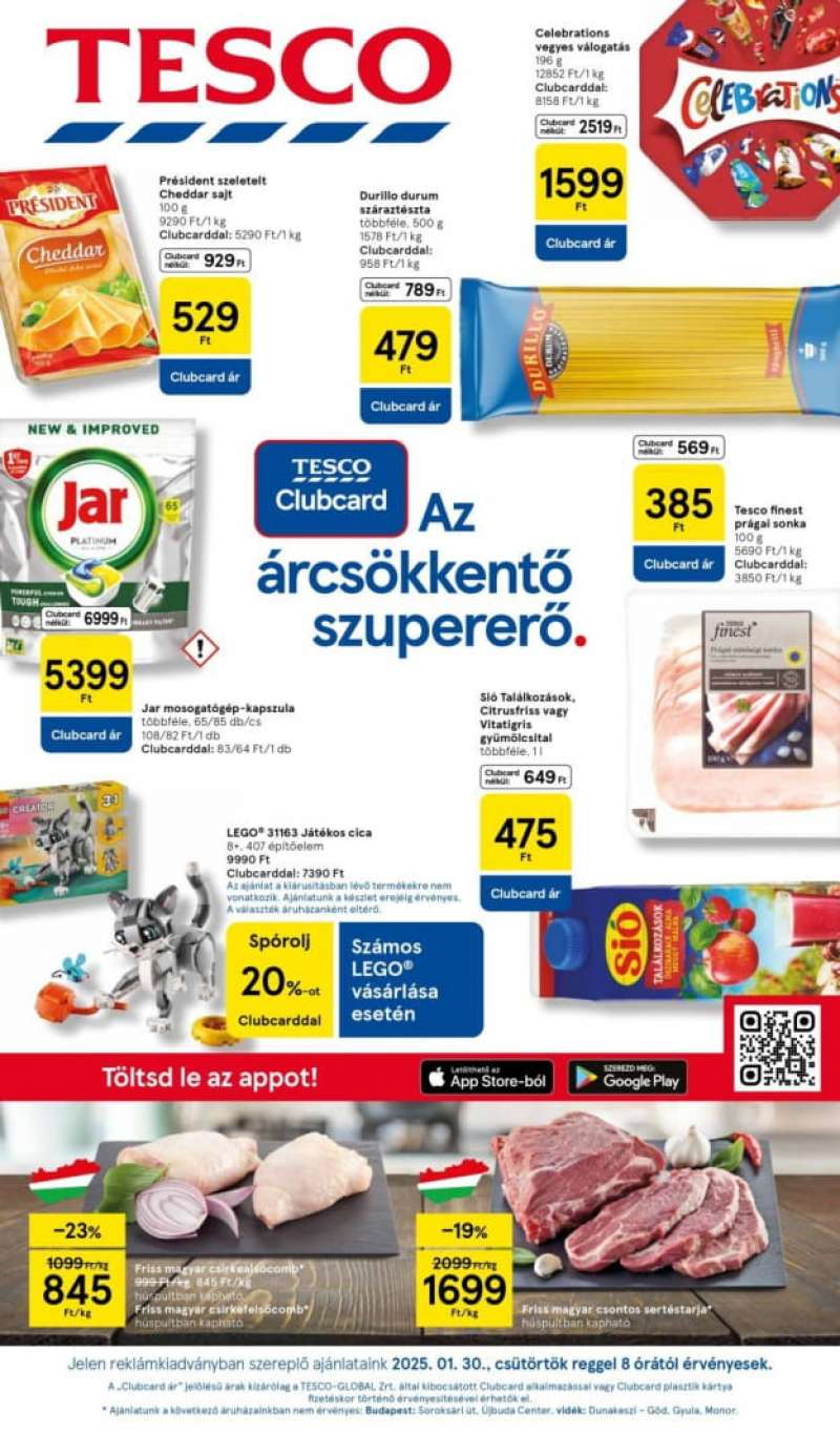 Tesco Akciós Újság Hipermarket 1 oldal