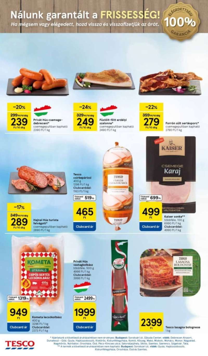 Tesco Akciós Újság Hipermarket 18 oldal