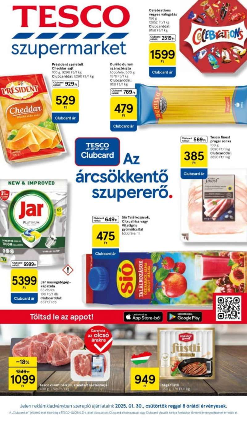 Tesco Akciós Újság Szupermarket 1 oldal