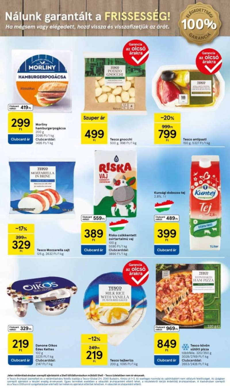 Tesco Akciós Újság Szupermarket 3 oldal