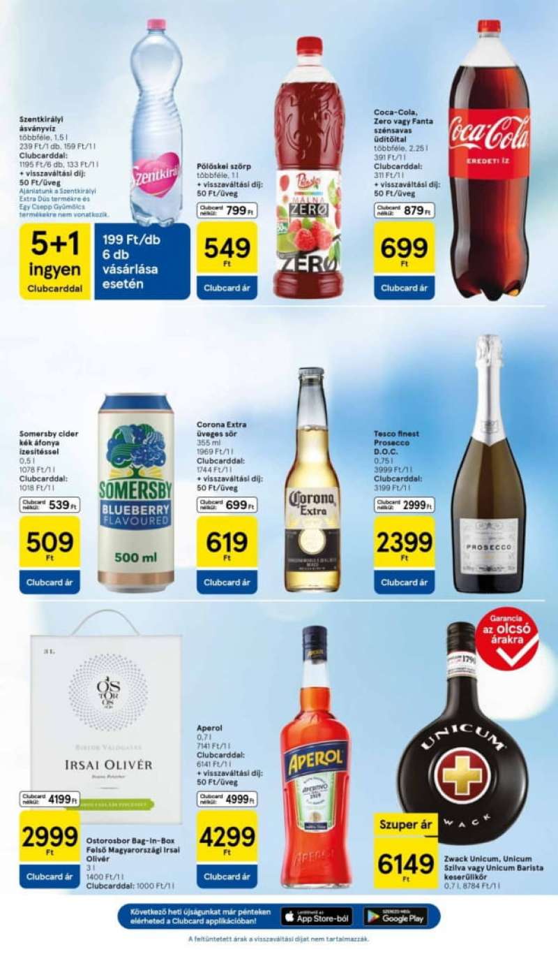 Tesco Akciós Újság Szupermarket 5 oldal