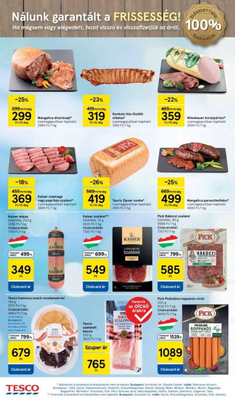 Tesco Akciós Újság Hipermarket 18 oldal