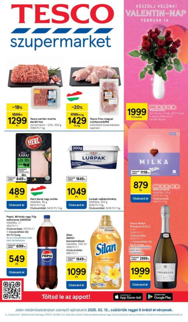 Tesco Akciós Újság Szupermarket 1 oldal