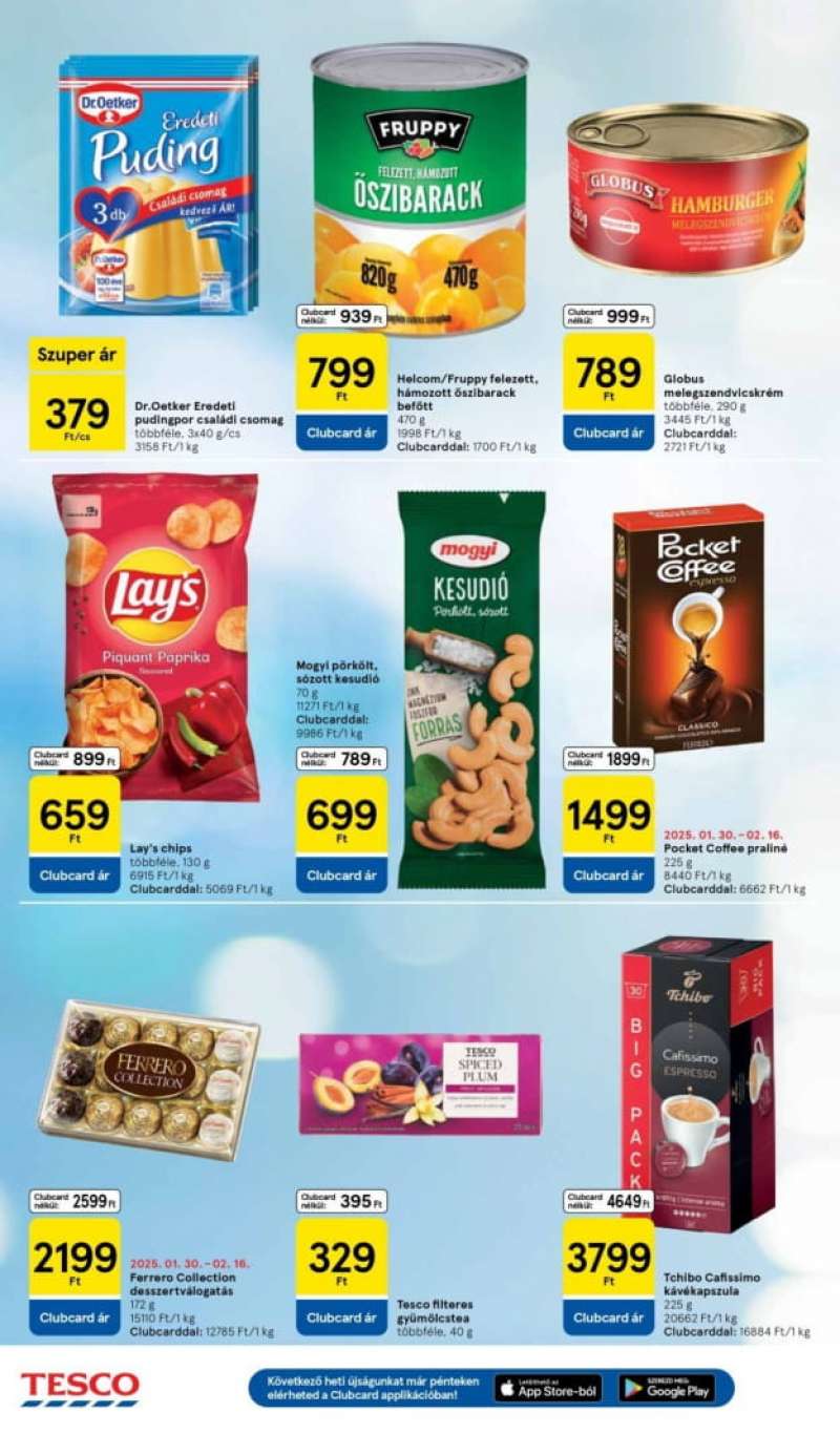 Tesco Akciós Újság Szupermarket 4 oldal