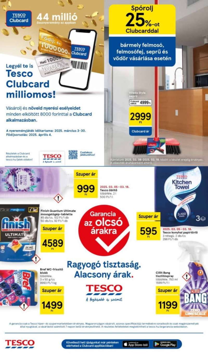 Tesco Akciós Újság Hipermarket 16 oldal