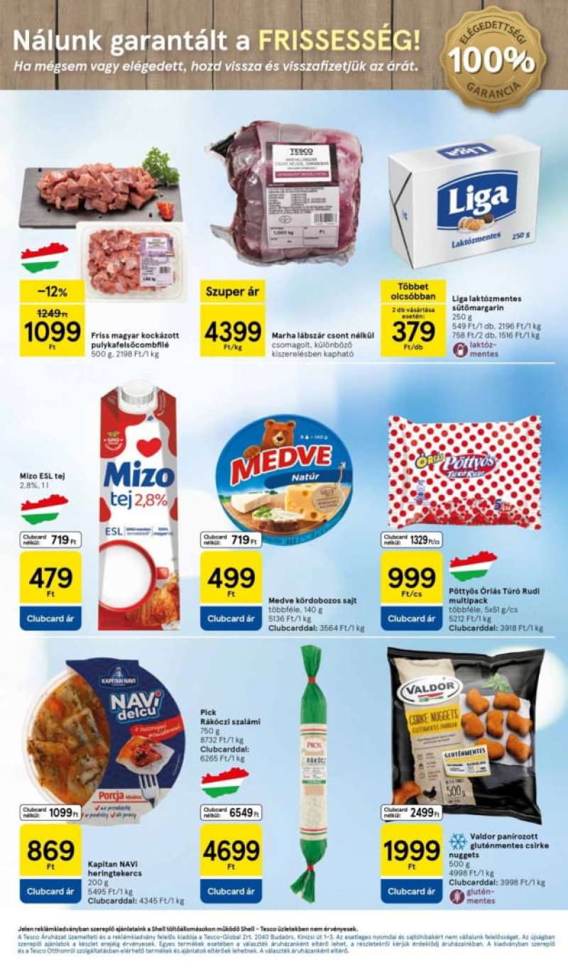 Tesco Akciós Újság Szupermarket 3 oldal