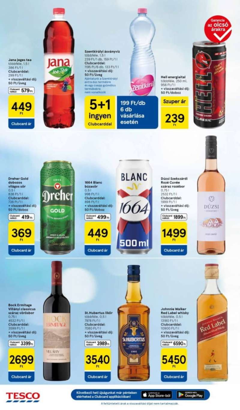 Tesco Akciós Újság Szupermarket 6 oldal