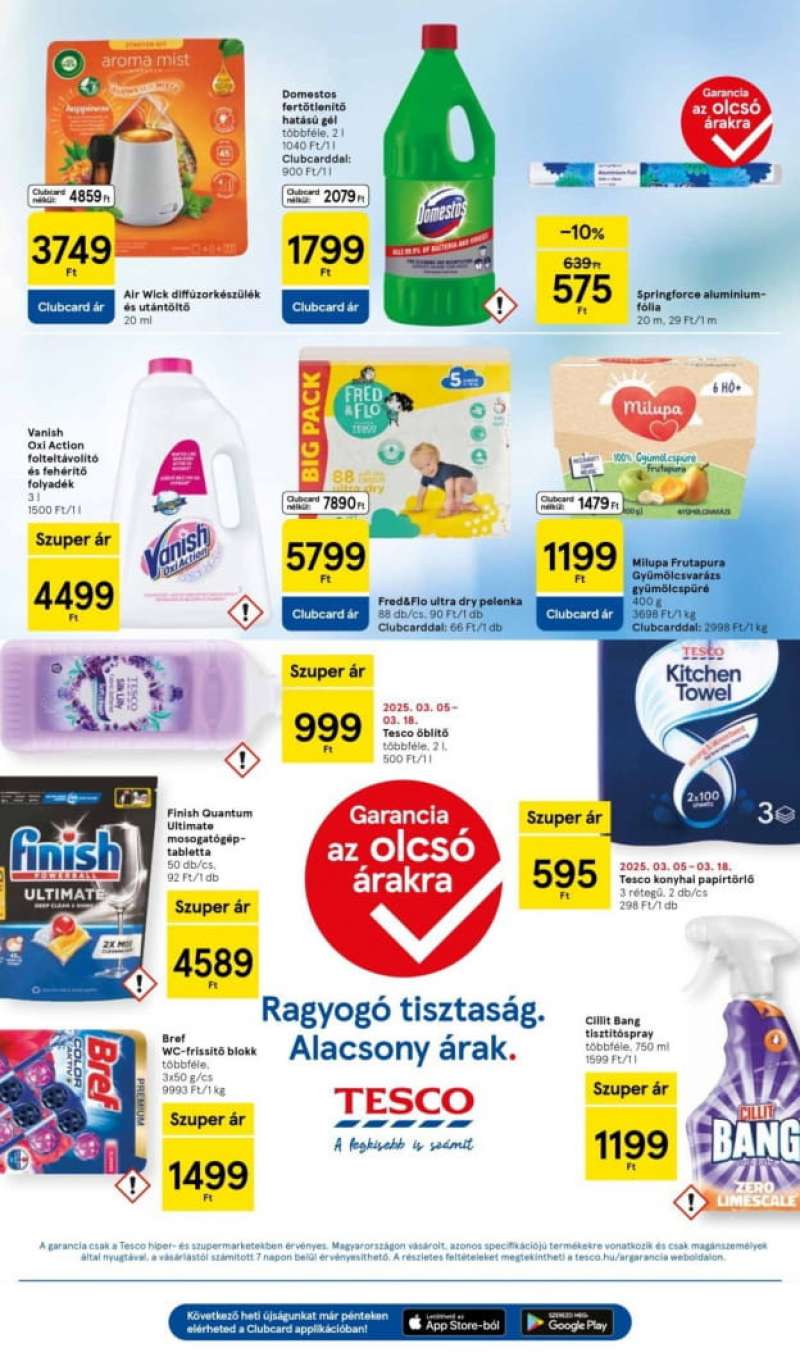 Tesco Akciós Újság Szupermarket 7 oldal