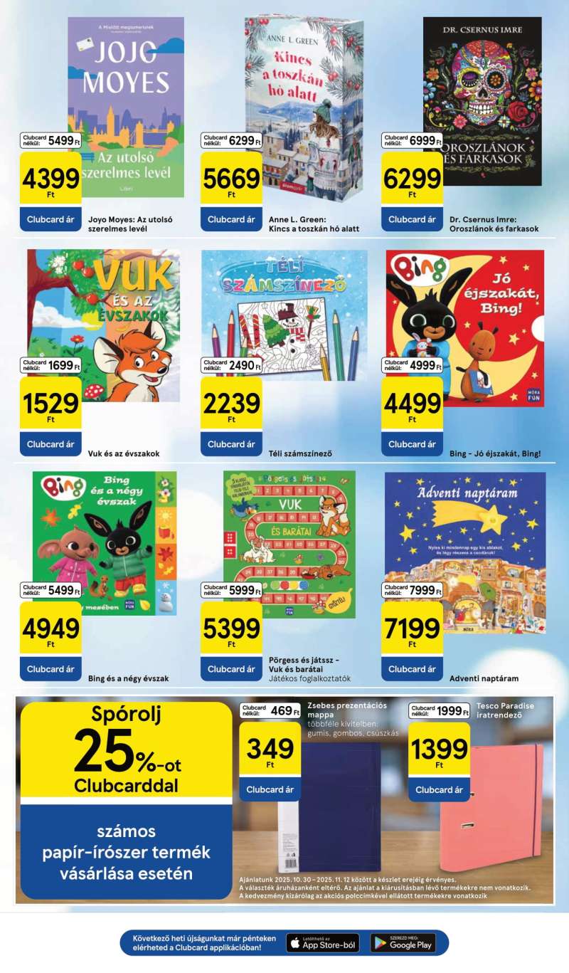 Tesco Akciós Újság Hipermarket 31 oldal