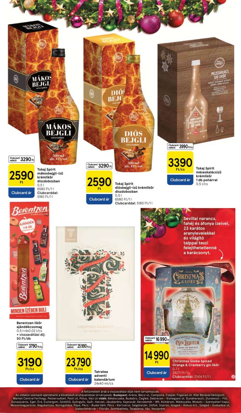 Tesco Akciós Újság Karácsonyi Katalógus 11 oldal