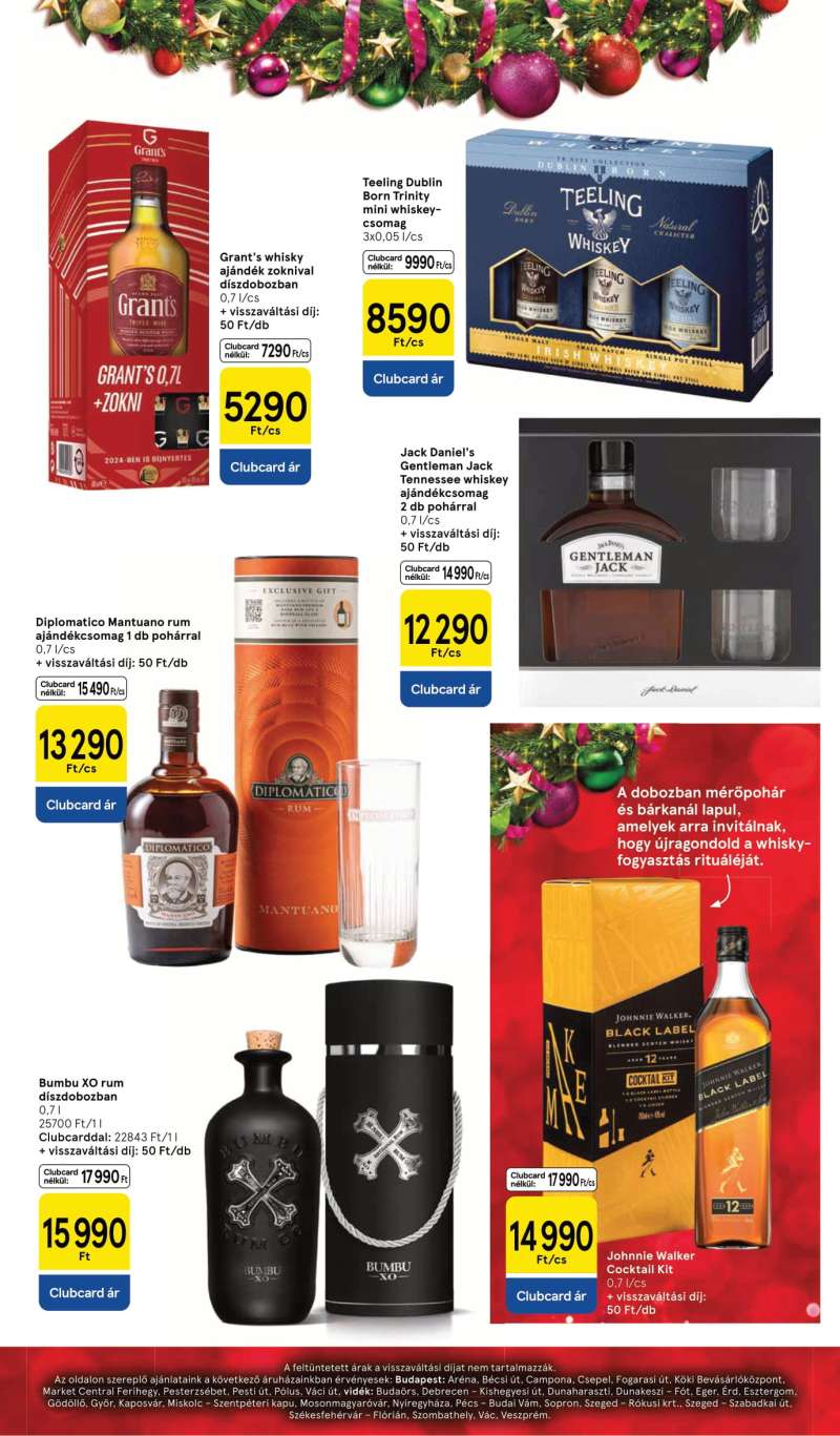 Tesco Akciós Újság Karácsonyi Katalógus 13 oldal