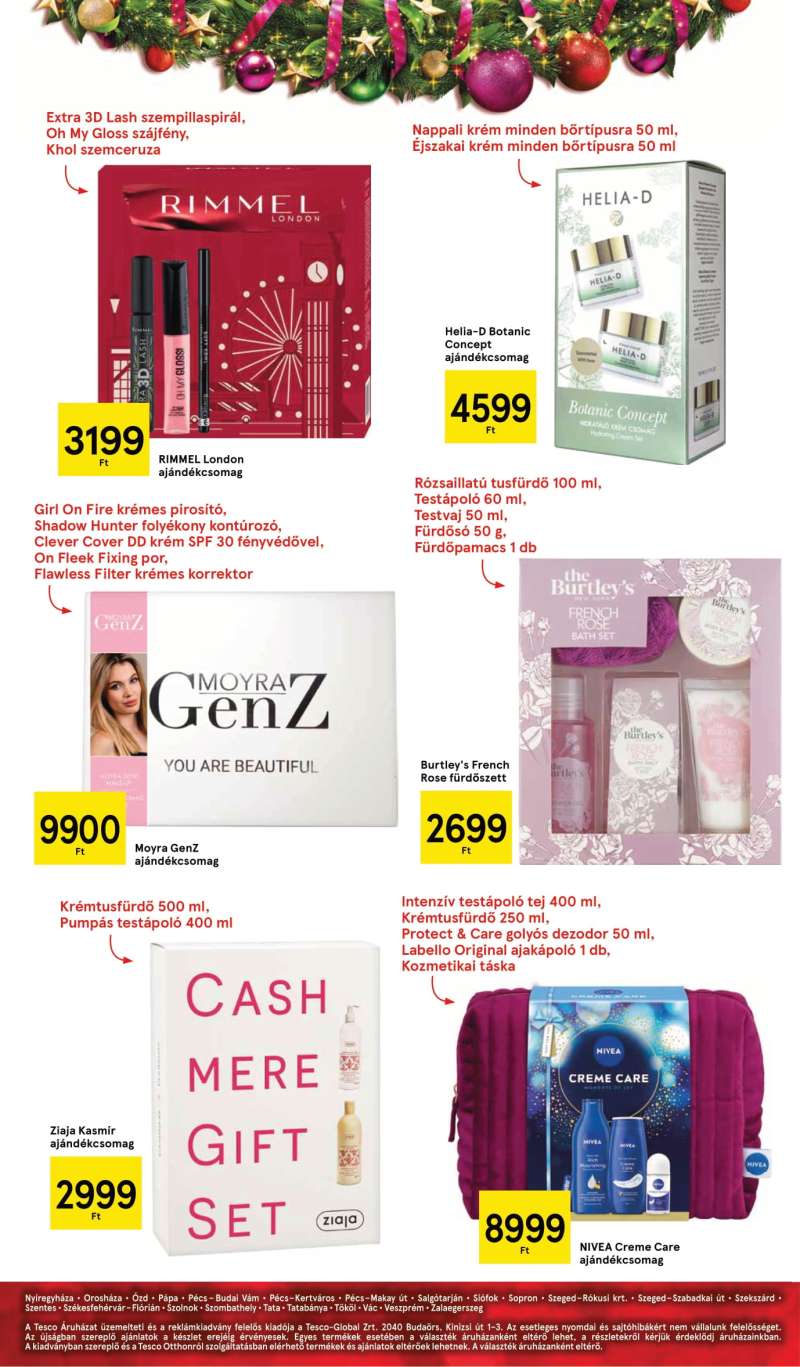 Tesco Akciós Újság Karácsonyi Katalógus 15 oldal