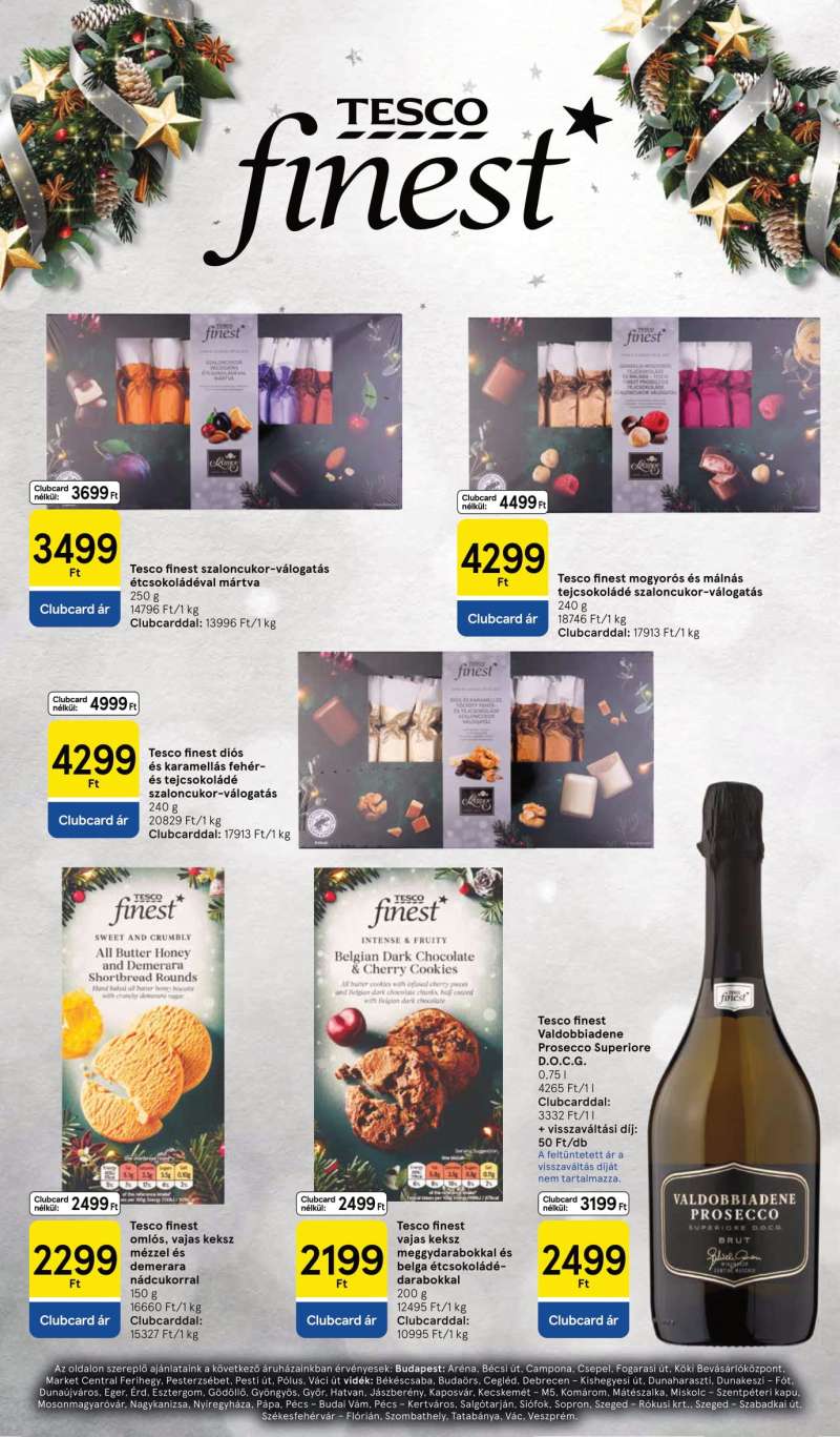 Tesco Akciós Újság Karácsonyi Katalógus 2 oldal